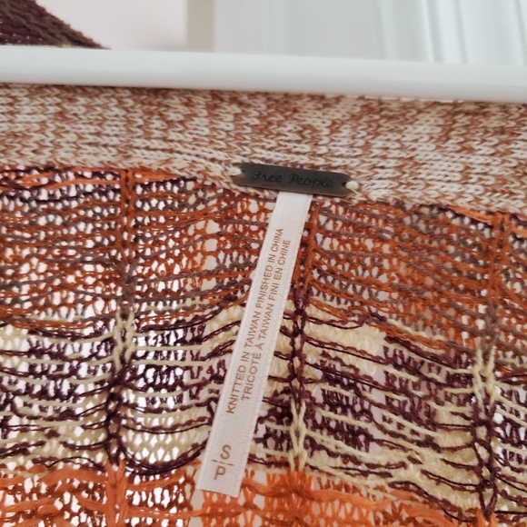 Oversized Free people fall Patchwork long cardigan - Picture 4 of 7